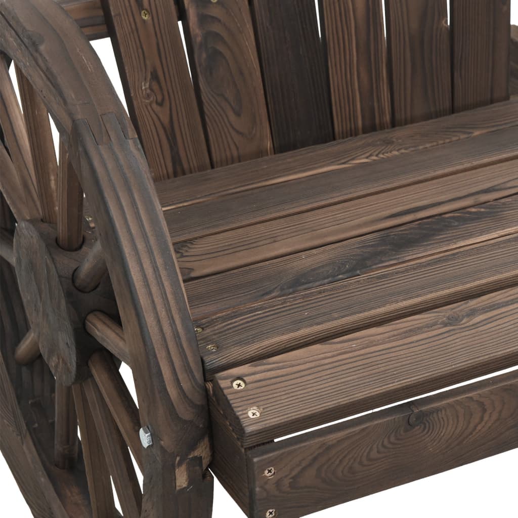 vidaXL Adirondack-Schaukelstuhl Massivholz Tanne