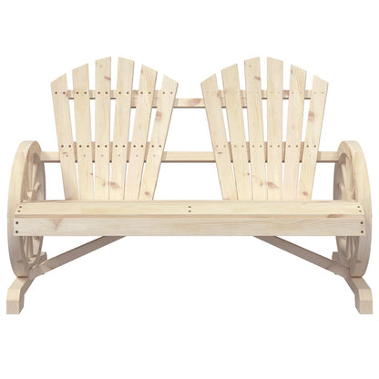 vidaXL Adirondack-Gartenstuhl 2-Sitzer Massivholz Tanne