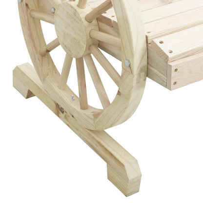 vidaXL Adirondack-Gartenstuhl 2-Sitzer Massivholz Tanne