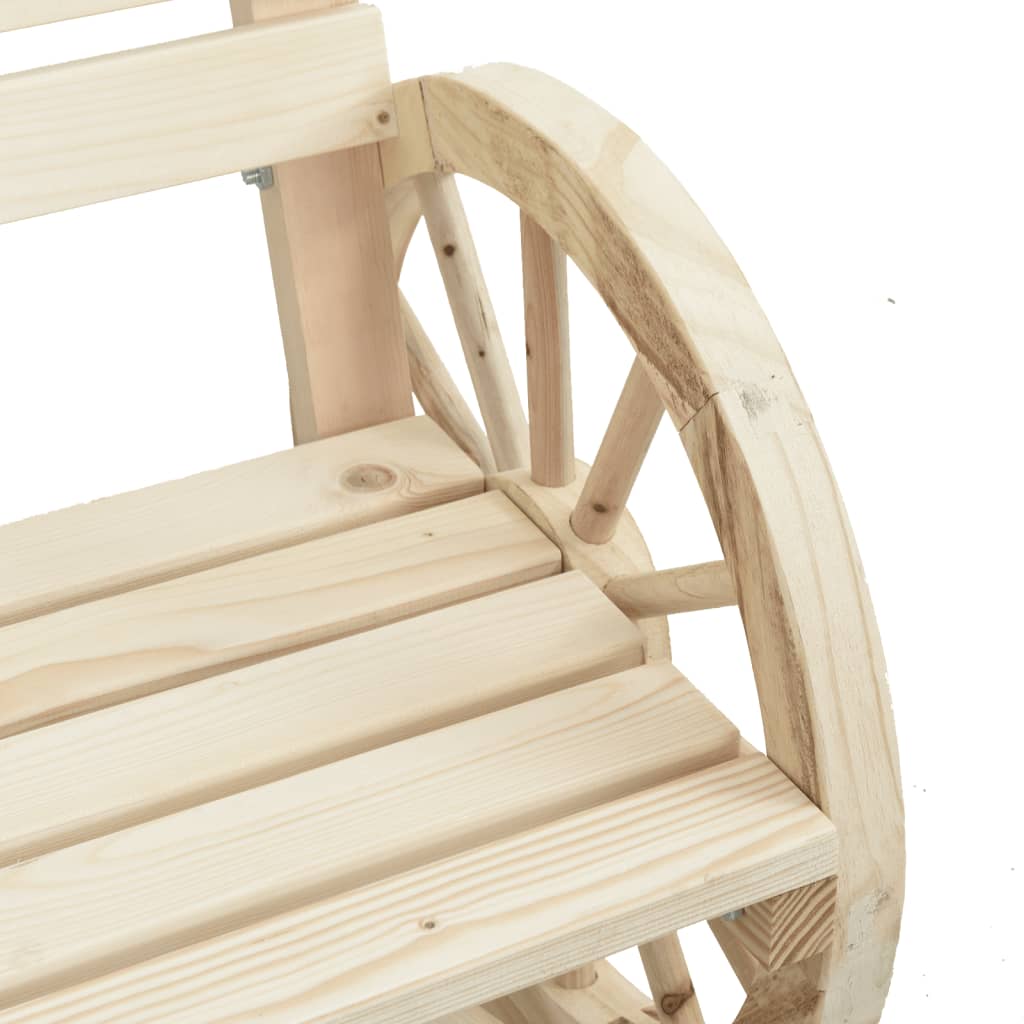 vidaXL Chaise de jardin 58x58x78,5 cm en bois de sapin massif