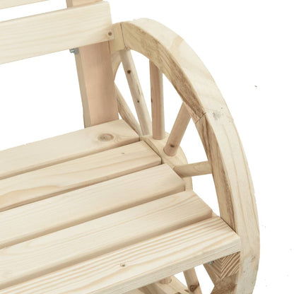 vidaXL Chaise de jardin 58x58x78,5 cm en bois de sapin massif