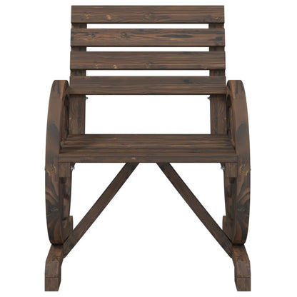 vidaXL Chaise de jardin 58x58x78,5 cm en bois de sapin massif