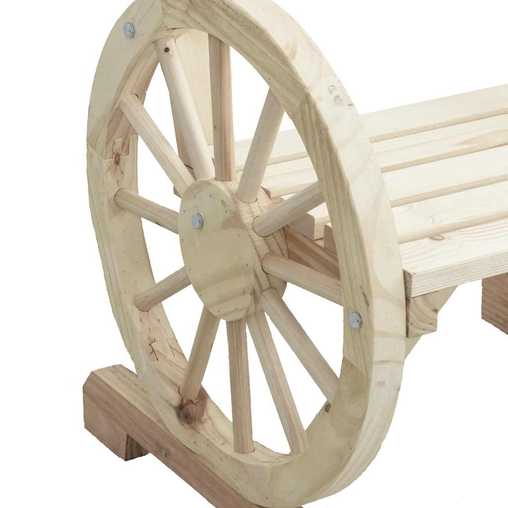 vidaXL Chaises de jardin 2 pcs 58x58x78,5 cm Bois de sapin massif