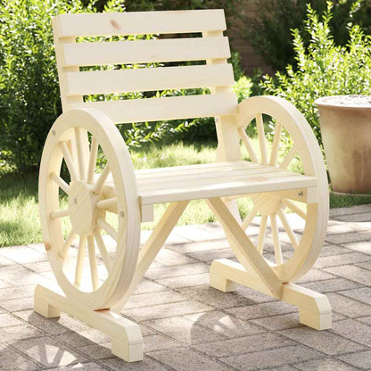 vidaXL Chaises de jardin 2 pcs 58x58x78,5 cm Bois de sapin massif