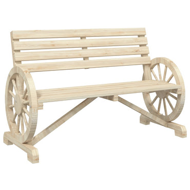 vidaXL Banc de jardin 2 places en sapin massif