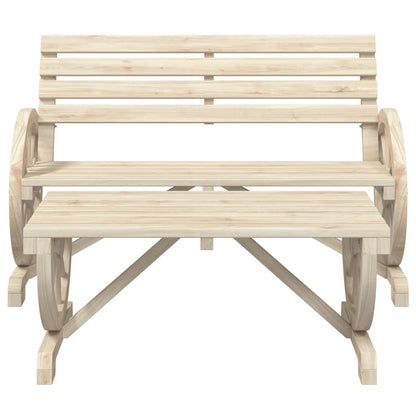 vidaXL 2-tlg. Garten-Lounge-Set Massivholz Tanne