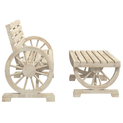 vidaXL 2-tlg. Garten-Lounge-Set Massivholz Tanne