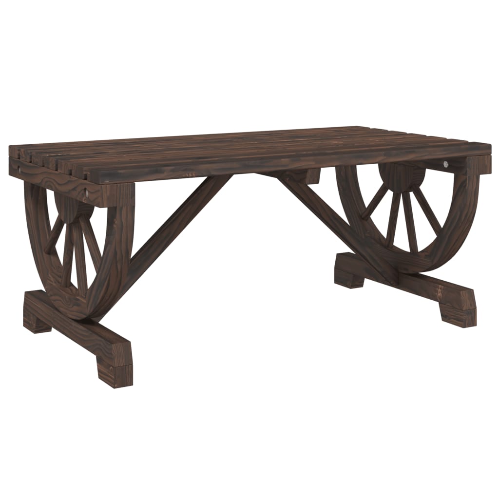 vidaXL Table basse de jardin 90x50x40 cm en sapin massif