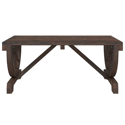 vidaXL Table basse de jardin 90x50x40 cm en sapin massif