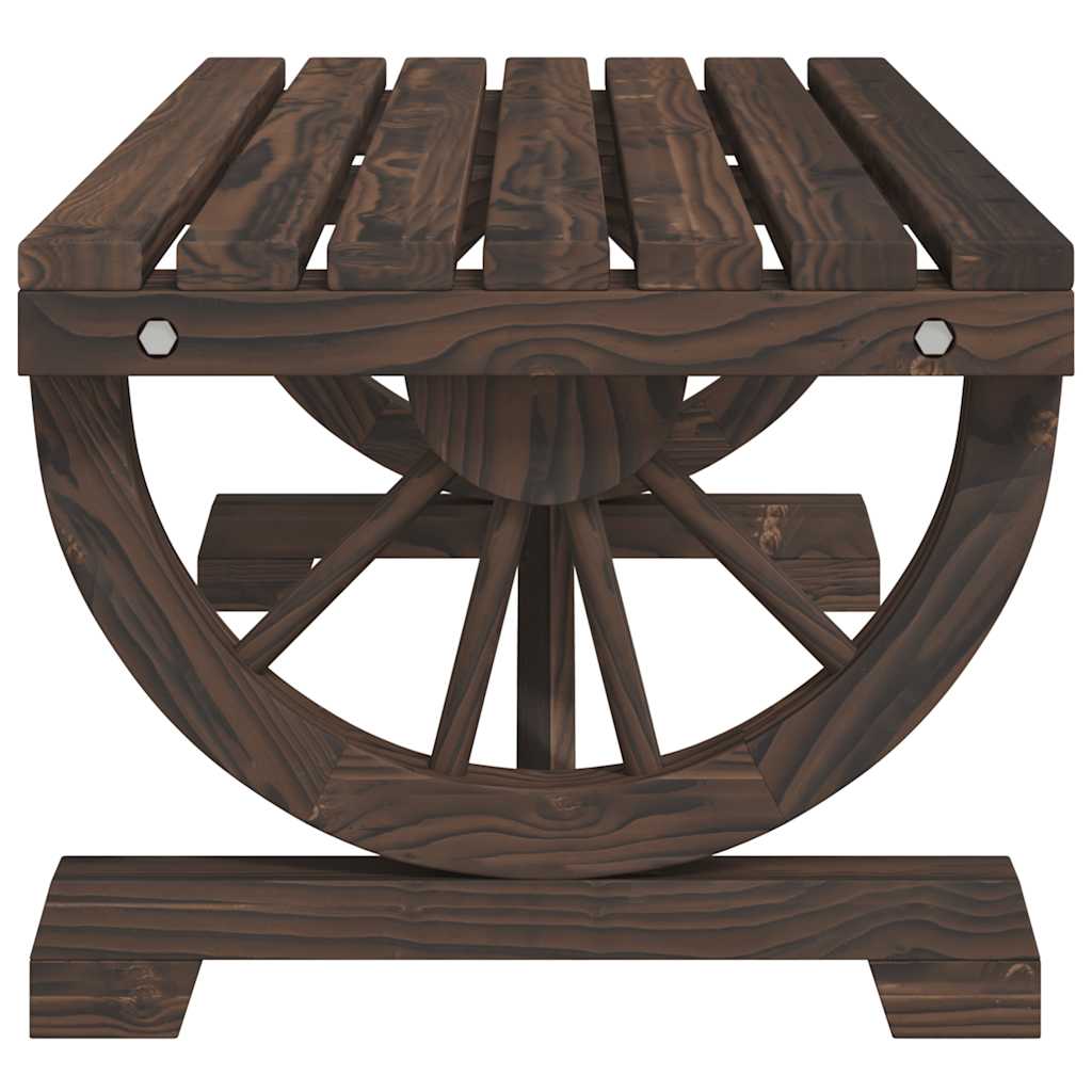 vidaXL Table basse de jardin 90x50x40 cm en sapin massif