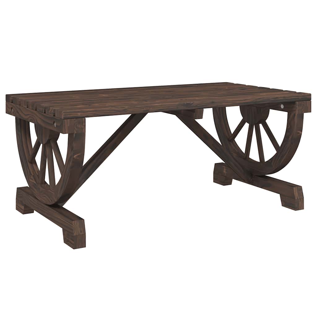 vidaXL Table basse de jardin 90x50x40 cm en sapin massif