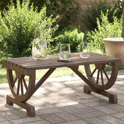vidaXL Table basse de jardin 90x50x40 cm en sapin massif