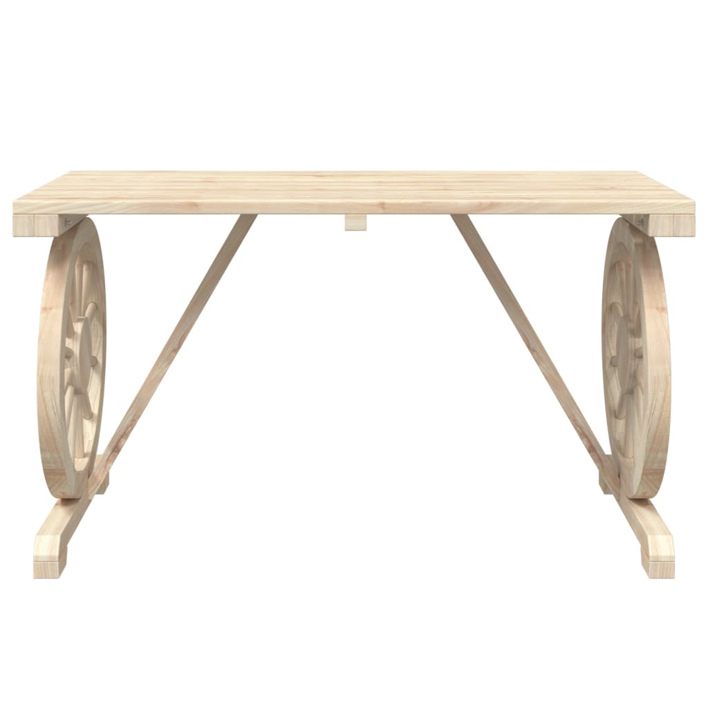 vidaXL Gartentisch 115x55x65 cm Massivholz Tanne
