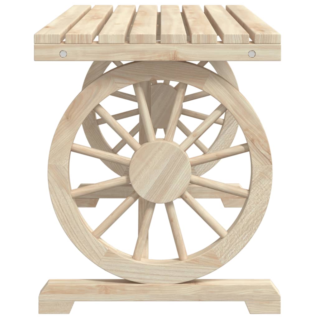 vidaXL Gartentisch 115x55x65 cm Massivholz Tanne