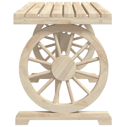vidaXL Gartentisch 115x55x65 cm Massivholz Tanne