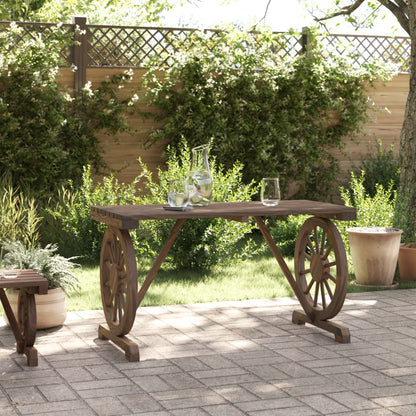 vidaXL Table de jardin 115x55x65 cm Bois de sapin massif