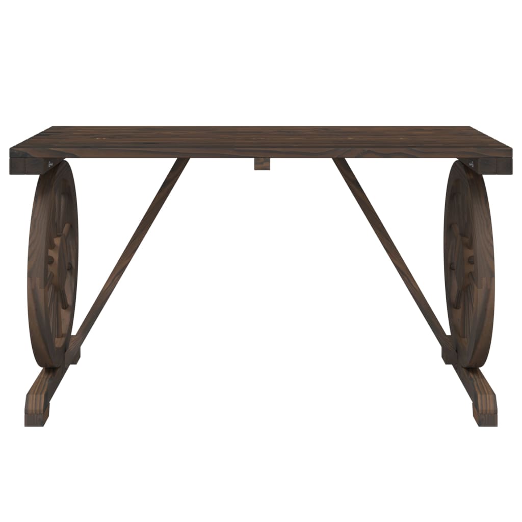 vidaXL Table de jardin 115x55x65 cm Bois de sapin massif