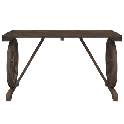 vidaXL Table de jardin 115x55x65 cm Bois de sapin massif