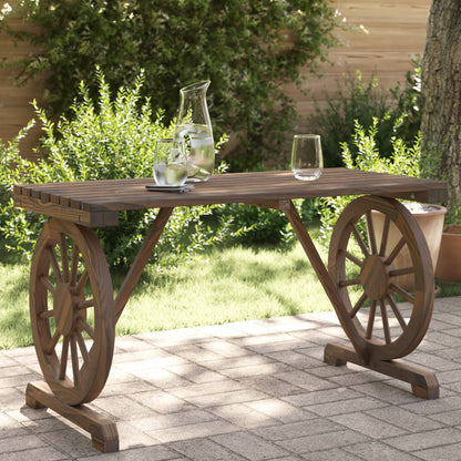 vidaXL Table de jardin 115x55x65 cm Bois de sapin massif