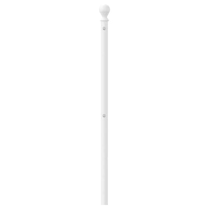 vidaXL Ersatz-Kopfteil Metall Weiß 75 cm