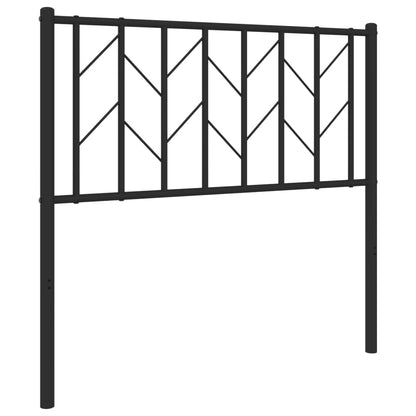 vidaXL Ersatz-Kopfteil Metall Schwarz 90 cm