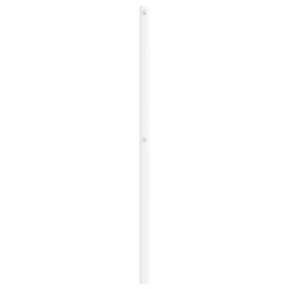 vidaXL Ersatz-Kopfteil Metall Weiß 100 cm