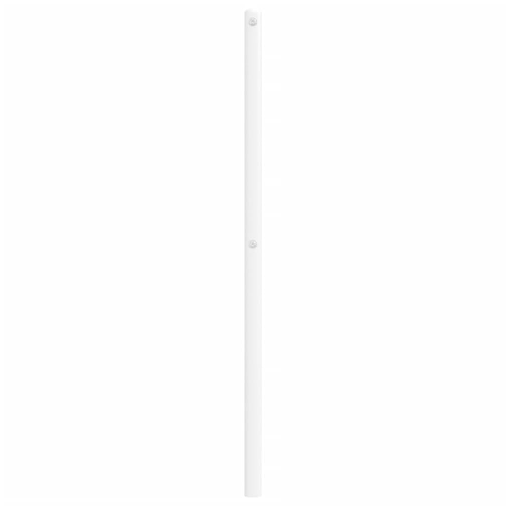 vidaXL Ersatz-Kopfteil Metall Weiß 160 cm