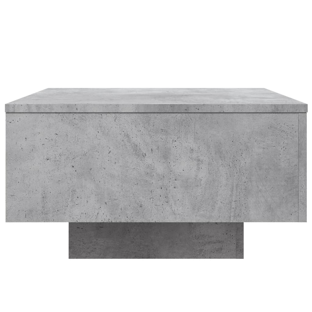 vidaXL Couchtisch Betongrau 55x55x31 cm Holzwerkstoff