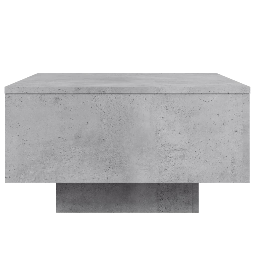 vidaXL Couchtisch Betongrau 55x55x31 cm Holzwerkstoff