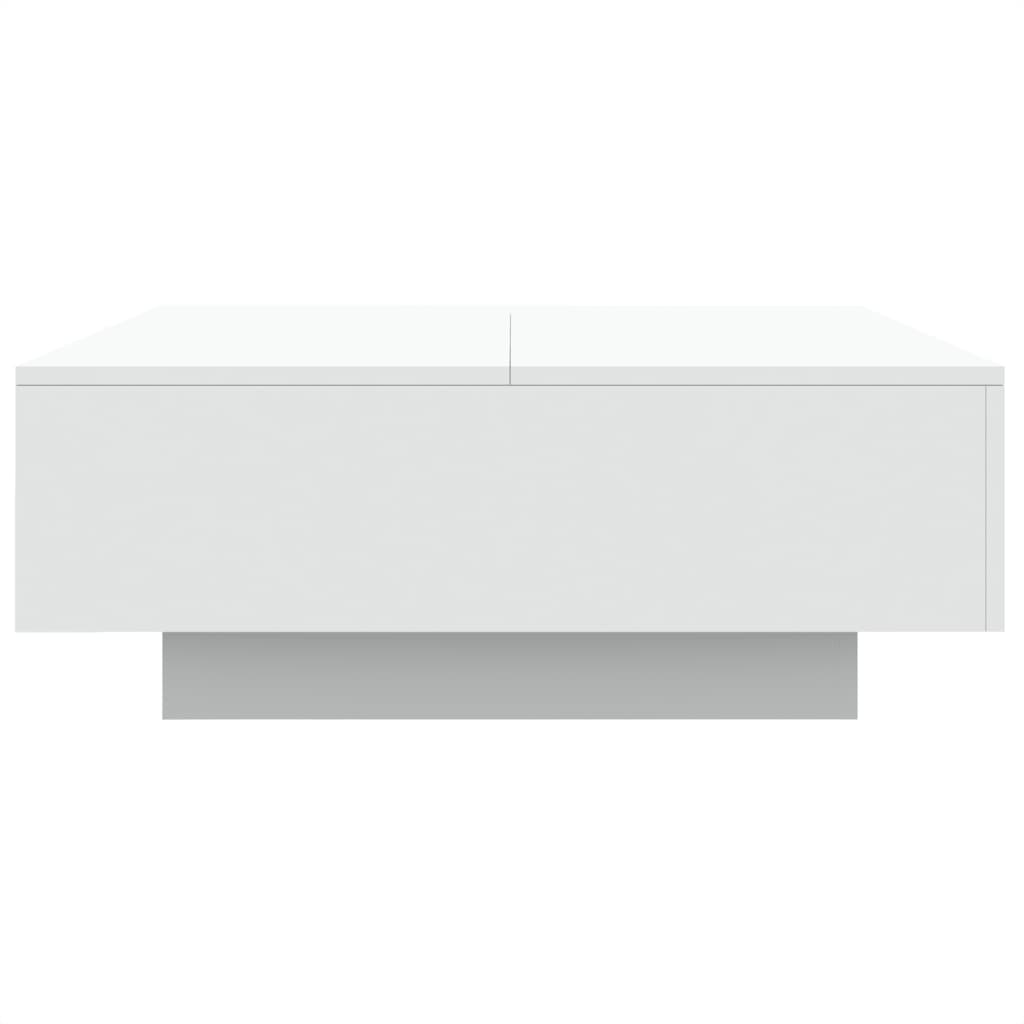 vidaXL Couchtisch Weiß 80x80x31 cm Holzwerkstoff