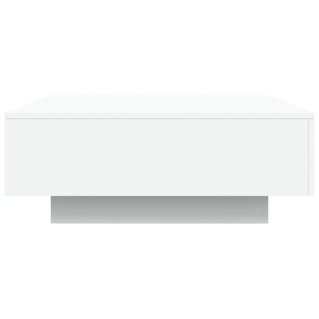 vidaXL Couchtisch Weiß 80x80x31 cm Holzwerkstoff