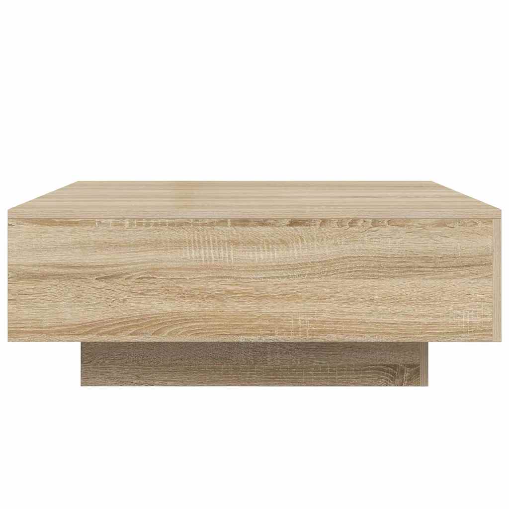 vidaXL Couchtisch Sonoma-Eiche 80x80x31 cm Holzwerkstoff