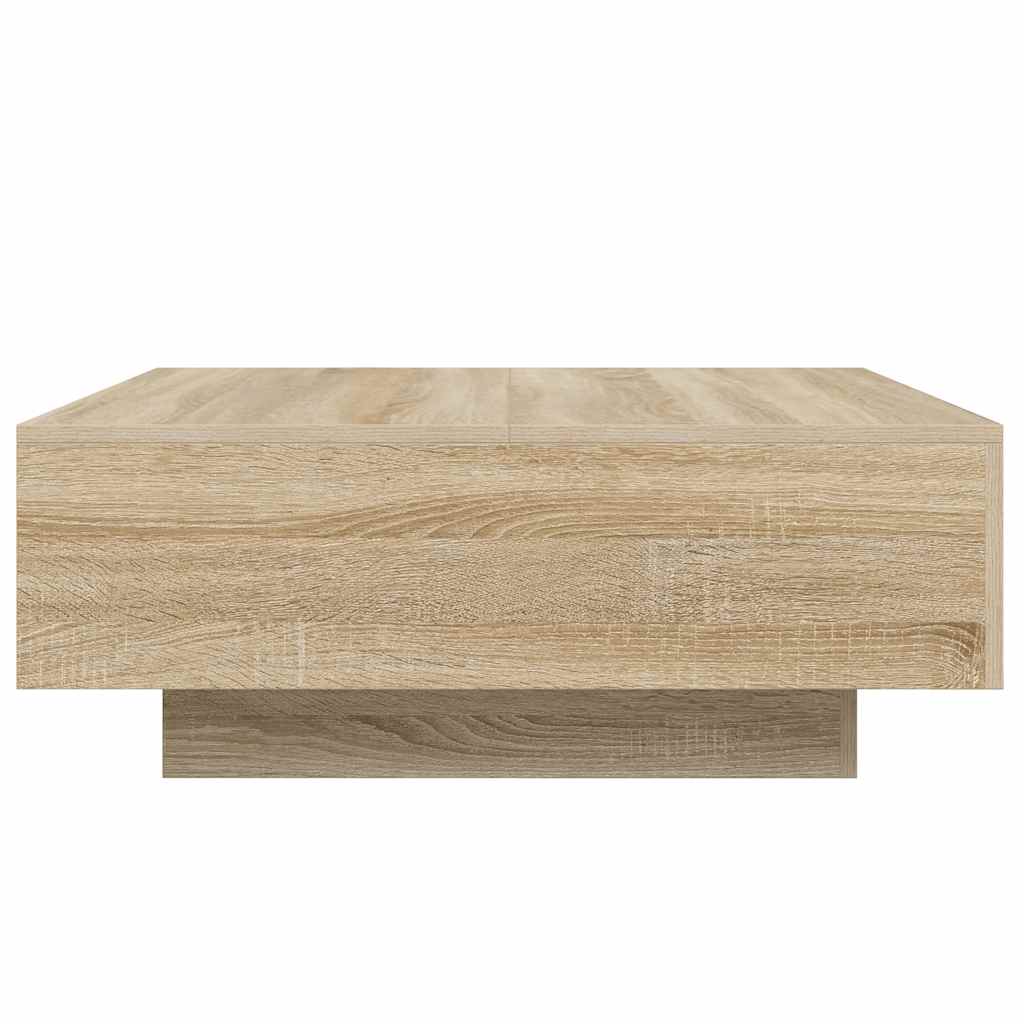 vidaXL Couchtisch Sonoma-Eiche 80x80x31 cm Holzwerkstoff