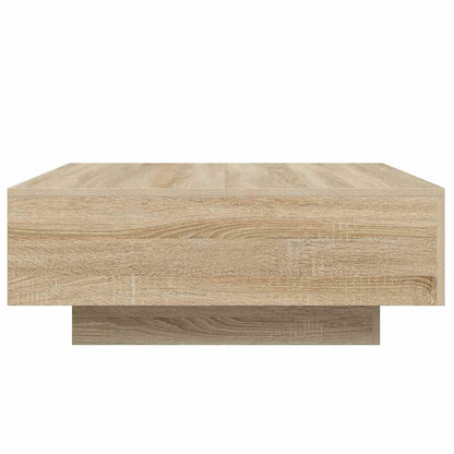 vidaXL Couchtisch Sonoma-Eiche 80x80x31 cm Holzwerkstoff