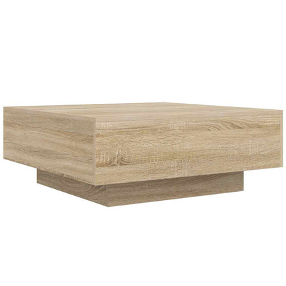 vidaXL Couchtisch Sonoma-Eiche 80x80x31 cm Holzwerkstoff