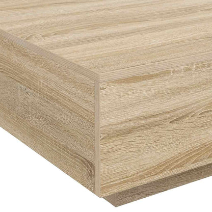 vidaXL Couchtisch Sonoma-Eiche 80x80x31 cm Holzwerkstoff