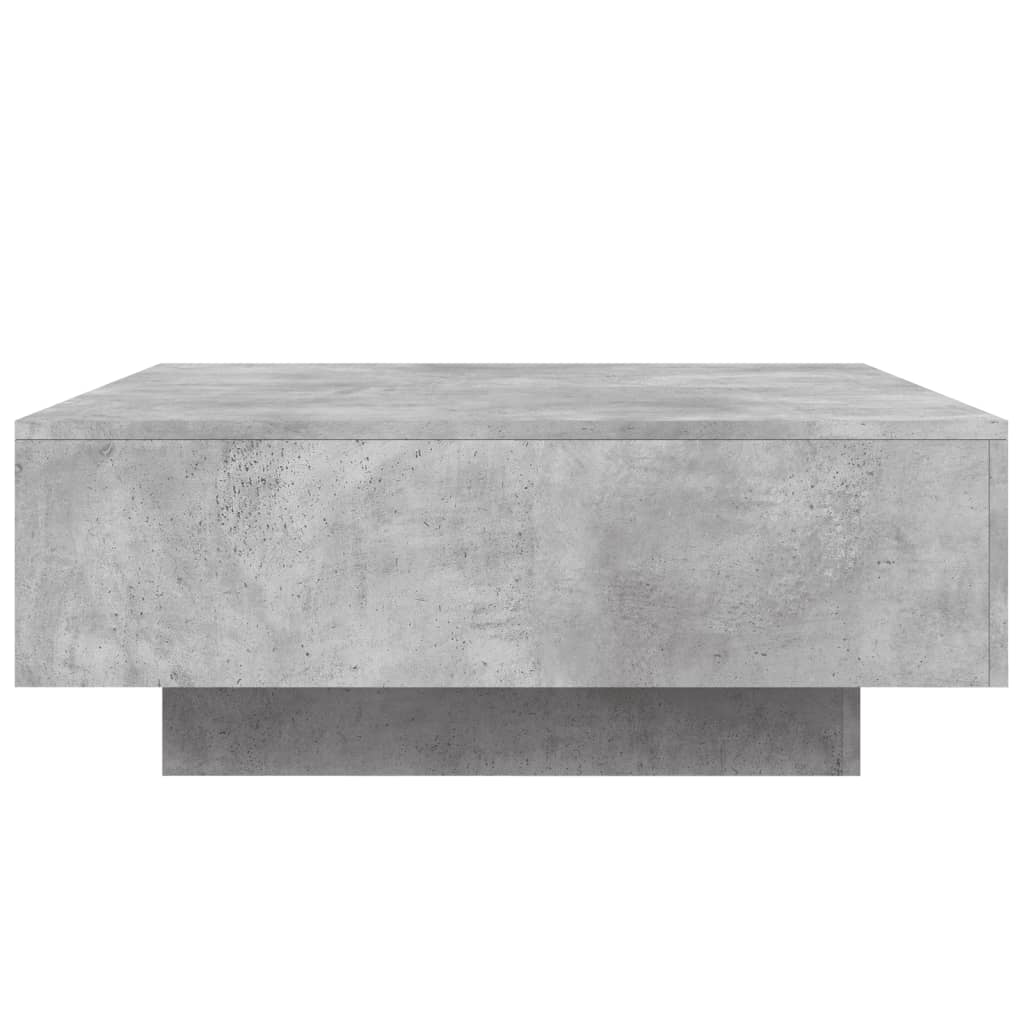 vidaXL Couchtisch Betongrau 80x80x31 cm Holzwerkstoff