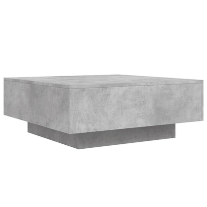 vidaXL Couchtisch Betongrau 80x80x31 cm Holzwerkstoff