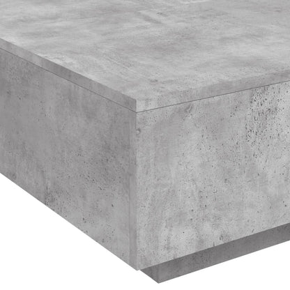 vidaXL Couchtisch Betongrau 80x80x31 cm Holzwerkstoff
