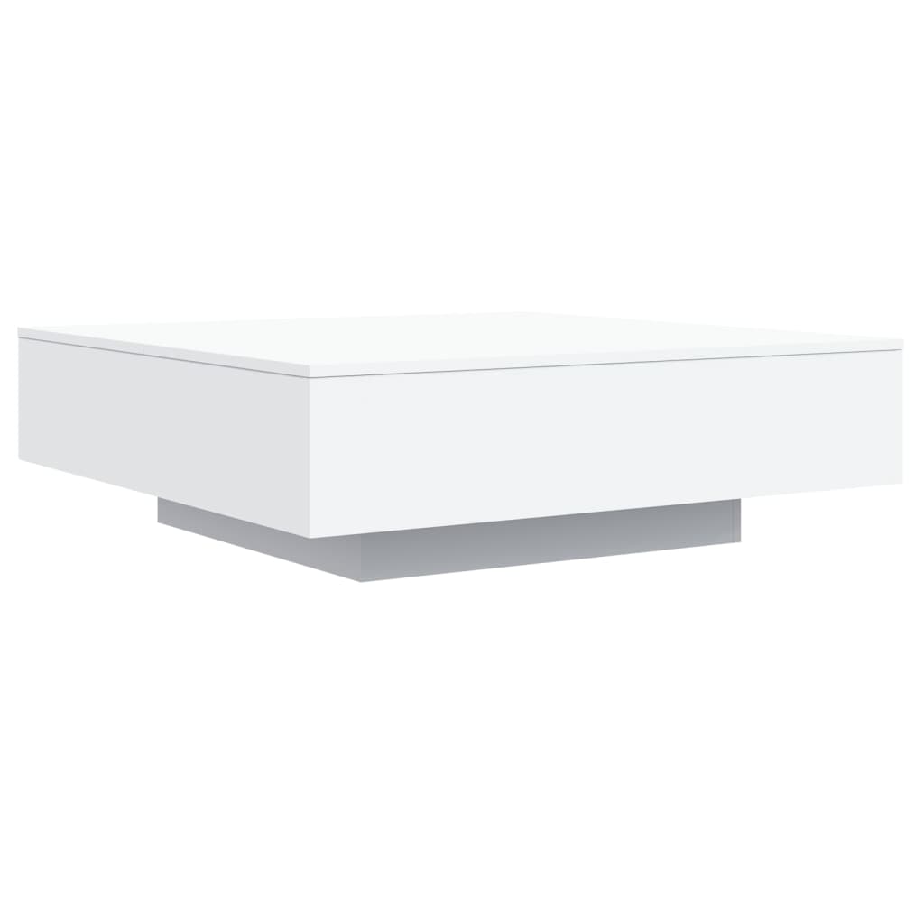 vidaXL Couchtisch Weiß 100x100x31 cm Holzwerkstoff