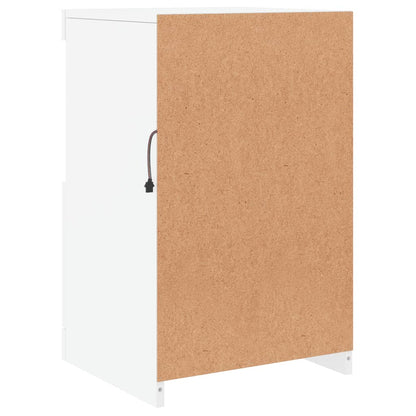 Sideboard mit LED-Leuchten Weiß 41x37x67 cm