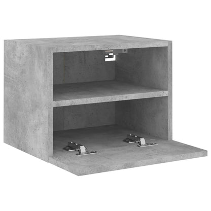 vidaXL TV-Wandschränke 2 Stk. Betongrau 40x30x30 cm Holzwerkstoff