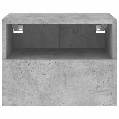 vidaXL TV-Wandschränke 2 Stk. Betongrau 40x30x30 cm Holzwerkstoff
