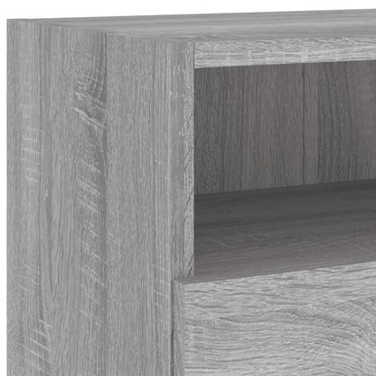 TV-Wandschrank Grau Sonoma 100x30x30 cm Holzwerkstoff