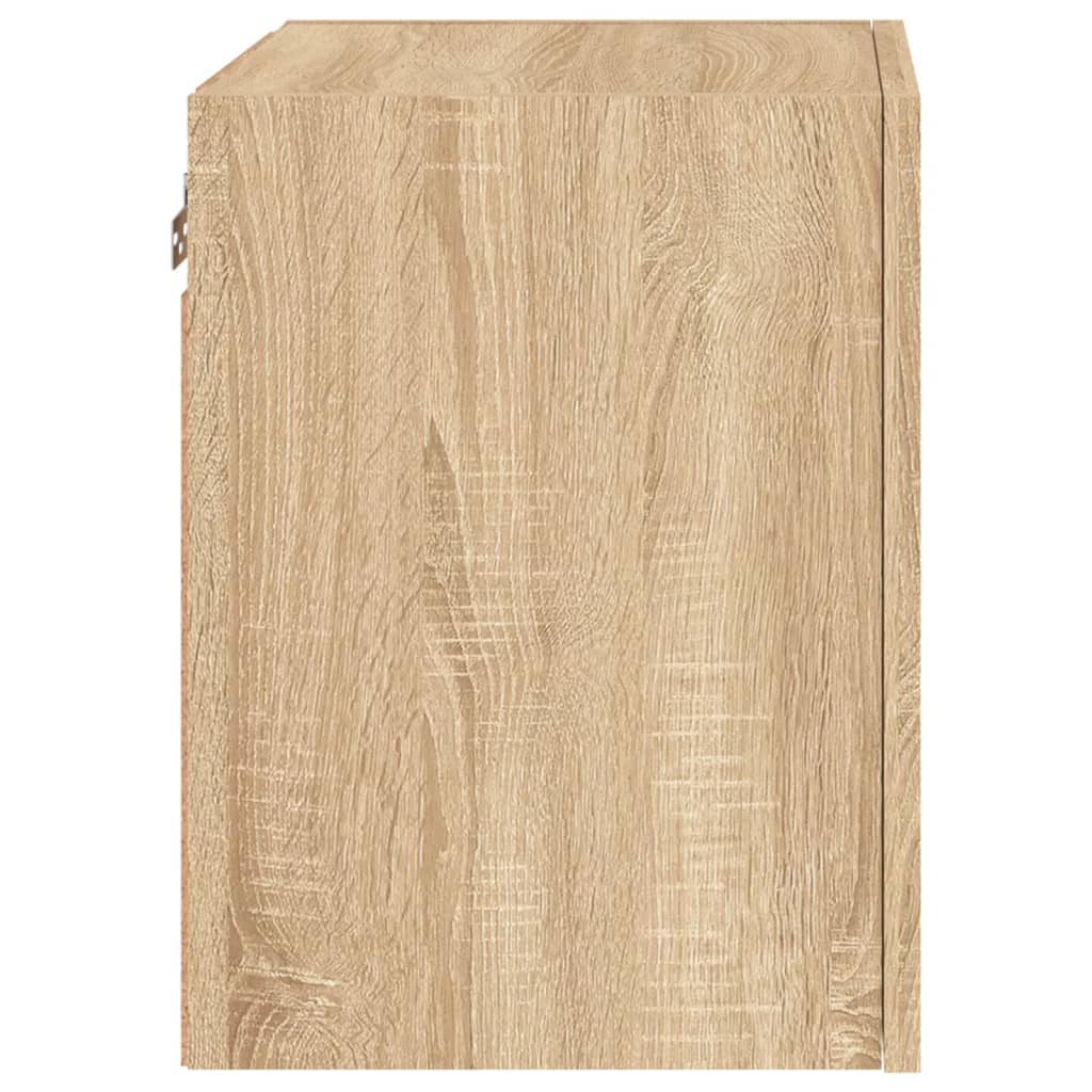 vidaXL TV-Wandschränke 2 Stk. Sonoma-Eiche 40,5x30x40 cm Holzwerkstoff