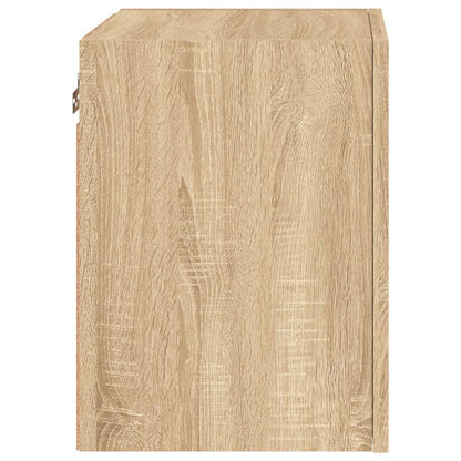 vidaXL TV-Wandschränke 2 Stk. Sonoma-Eiche 40,5x30x40 cm Holzwerkstoff