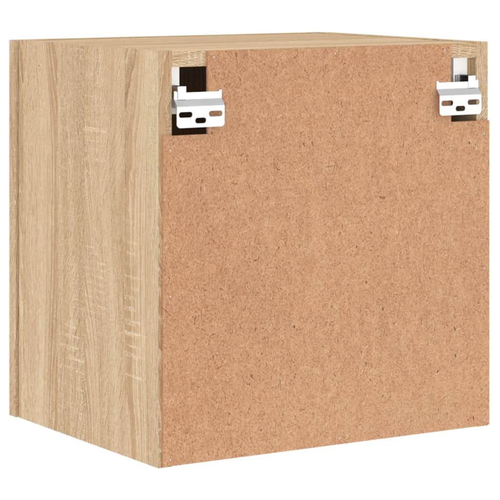 vidaXL TV-Wandschränke 2 Stk. Sonoma-Eiche 40,5x30x40 cm Holzwerkstoff