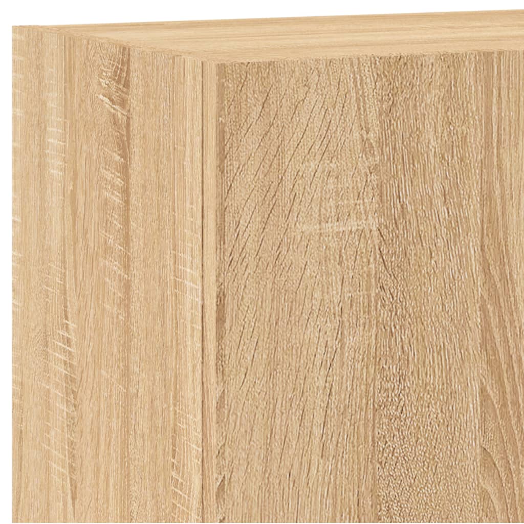 vidaXL TV-Wandschrank Sonoma-Eiche 40,5x30x60 cm Holzwerkstoff