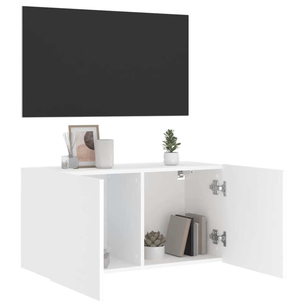 vidaXL TV-Wandschrank Weiß 80x30x41 cm