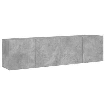 vidaXL TV-Wandschränke 2 Stk. Betongrau 80x30x41 cm